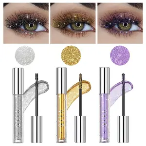 Waterproof Glitter Mascara, 1 Box Long Lasting Shimmering Mascara, Beauty Mascara, Professional Eye Enhancement Makeup Products, Eye Makeup Products for Women & Girls