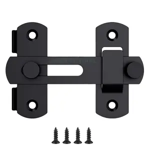 Premium Barn Door Lock – Heavy-Duty 180° Flip Sliding Latch for Barn, Pet, Bathroom, and Cabinet Doors, Easy Install