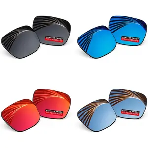4 Pairs PRO+ Polycarbonate Polarized Replacement Lenses for  Holbrook OO9102 Sunglass