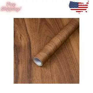 Wood Contact Paper Peel and Stick, Thicken Vintage Wallpaper Self-Adhesive Removable Waterproof Vinyl Film 15.7 in X 118 in