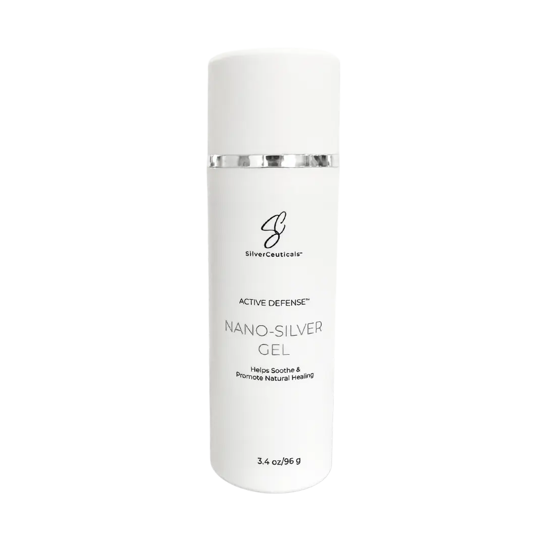 Nano-Silver Gel - 32ppm Triple Action to Help Promote Natural Healing  Good for Sensitive Skin | SilverCeuticals
