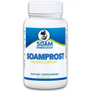 SoamProst x 60 capsules - Prostate supplements - Saw Palmetto for Men, Pygeum Africanum, Pumpkin Seeds - Prostatitis - Noctura - BPH - SOAM VITAMINS