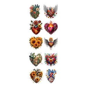 G46 Corazones Gangsheet for 10 transfers