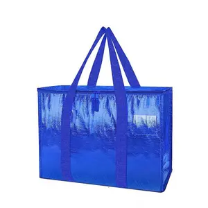 Foldable Large-Capacity Moving Bag Sturdy Portable Tote for Home Dorm Travel Storage Waterproof Non-Woven Fabric Organiser Hand Lightweight Household Smooth Tool