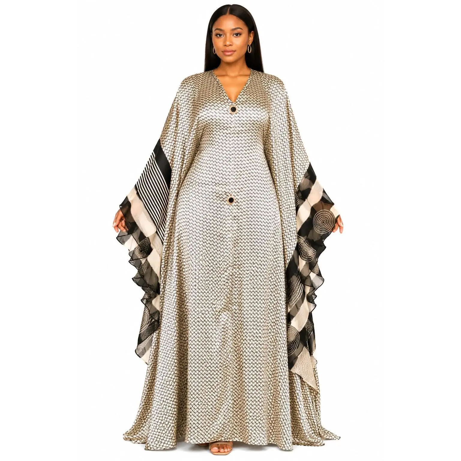 Royal Blue Prestige African Boubou