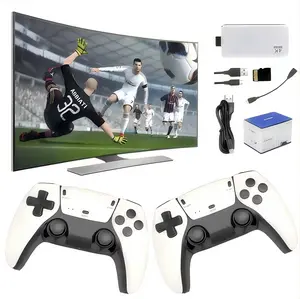 Mass Games Retro Game Console  2 Wireless Controllers 4K Output & 64GB SD Card Perfect for Kids & Adults - Portable Gaming System