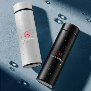 500ml With Digital Temperature Display LED Intelligent Temperature Vacuum Cup For Mercedes benz A B C E S Class AMG CLA CLS GLK