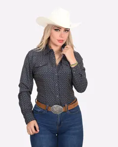 VS1500WL - FPMS A7173 Yellow - Vaquero Signature Women's Western Printed shirts