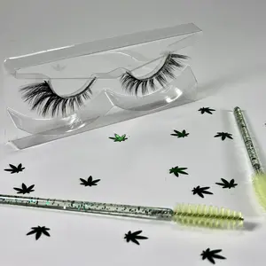 Cookies & Cream 3D Mink Eyelashes Fluffy Soft False Eyelash Dramtic Thick Curly Cross Fake Eye Lashes Extension Makeup Tool Sixdian Cruelty Free