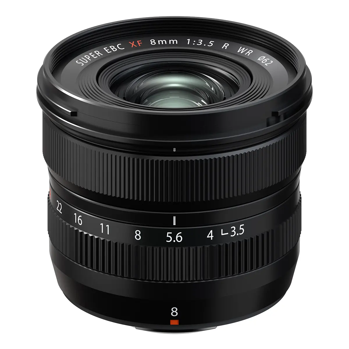 Fujifilm XF 8mm f/3.5 R WR Lens, Black