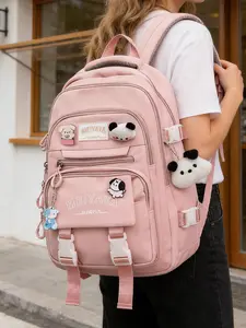 1pc  Lightweight women's backpack with large capacity and zipper closure, fashionable and versatile, casual and simple, suitable for commuting, business trips, students, campus backpack, School Backpack, Travel Backpack, lightweight women's backpack