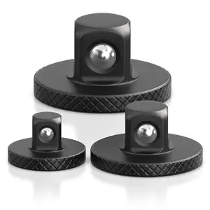 Olsa Tools 3-Piece Clip Set for Stubby Impact Sockets & Bits - 1/4", 3/8", 1/2" Drive Sizes - Secure Low-Profile Design with Knurled Grip for Precision Work