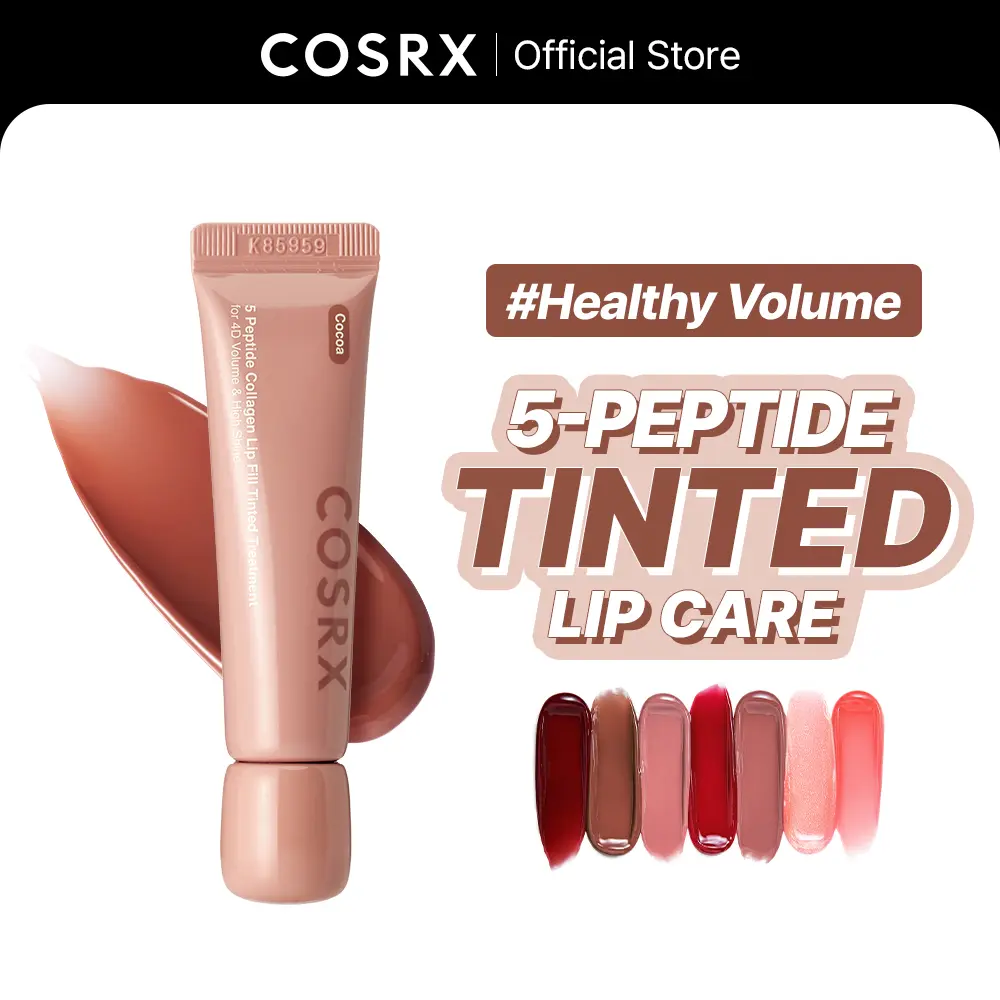 [NEW] [COSRX Official] Skincare-Grade LIP CARE with 5 PEPTIDES  l  Daily Lip Rescue & Repair Lip Balm, Skincare Hybrid Tinted Lip Treatment, Overnight Barrier Recovery Lip Mask, Advanced Lip Skincare
