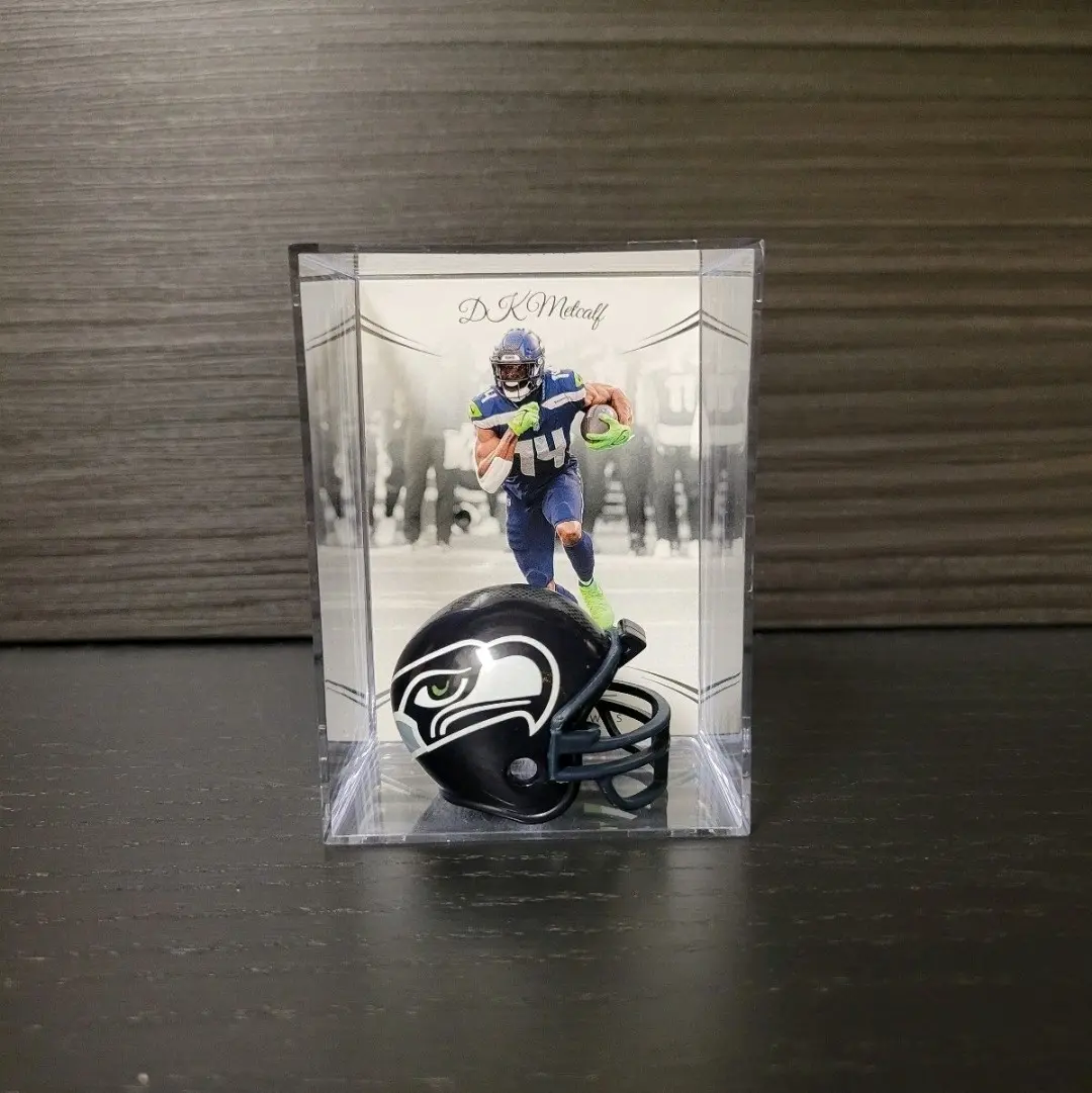 DK Metcalf Mini Football Sports Box Collectible