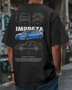 [Sale Up To 30%] Subaru WRX STI Fan Art T-Shirt JDM Rally Car Graphic Unisex Tee