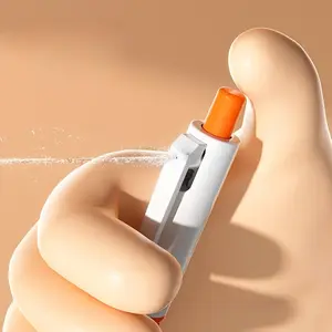Funny Prank Water Pen, Random Color Selection (//), PVC Material, Camouflage Cover Glass, Fun Gag Gift, Hilarious Party Accessory