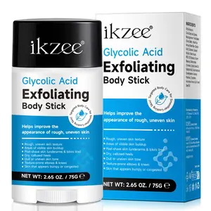 Ikzee Exfoliating Care Stick 75g, Improves Rough Skin, Dark Spots, Uneven Tone, Suitable for Arms, Legs, Heels, Full Body Use