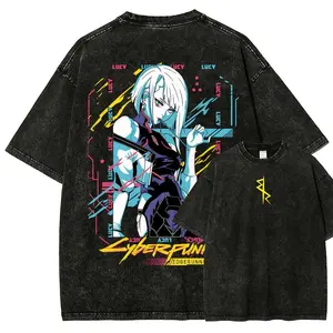 Cyberpunk Unisex Fit Washed T-Shirt 1