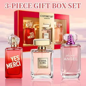 3-Piece Set,3.4 fl.oz/bottle, Women's Eau De Parfuma Spray Gift Box,Long Lasting Fragrance, 3 Different Flavor, Perfect For Holiday Gifts, Dating, Daily Life, Parties, Perfect For Dating, Daily Life, Parties, Gift Giving