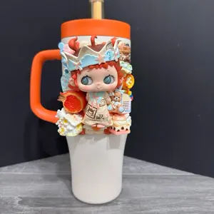 Steinless steel cup/ decoden cream
