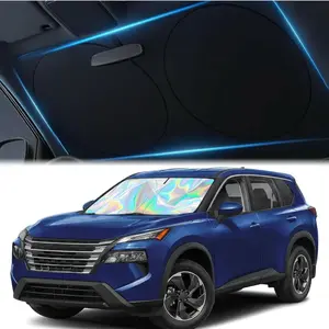 Foldable Car Umbrella Sunshade | Large Car Windshield Sunshade | Blocks UV Rays, Avoids Sun Damage and Interior Heat Accumulation