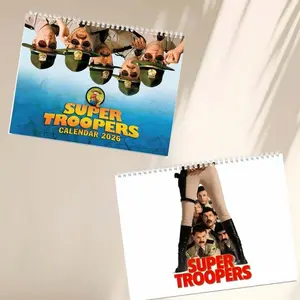 Super Troopers Vintage Movie 2026 Wall Calendar Best Moments Movie Calendar 2026, Thorny Trooper Rodney Rabbit Funny Memes Calendar, Planner, Home Decorating P