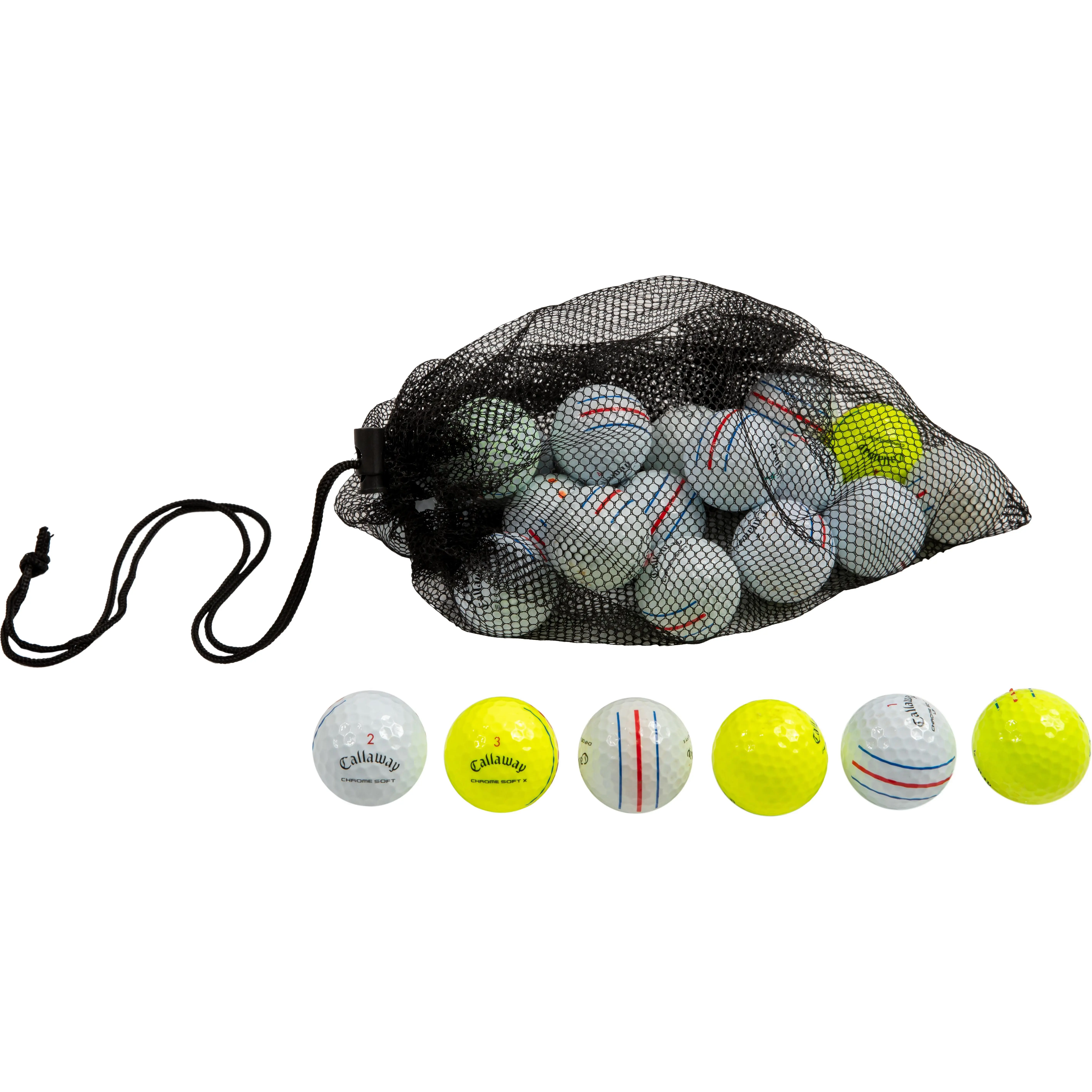 Callaway ERC Soft, Chrome Soft Triple Track Golf Balls Mix
