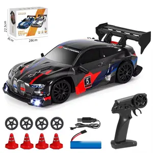 1:24 Scale Remote Control Drift Racing Car, Multi-Player Battle, LED Lights, Rechargeable, Unisex, Ages 8+, Outdoor & Indoor Play, Drift rc car, Remote Controlled Car