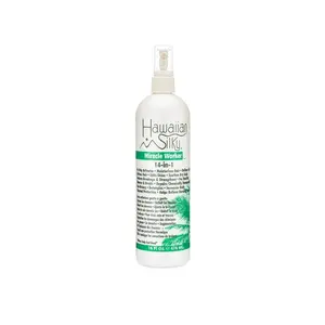 Hawaiian Silky Miracle Worker 14-in-1 No Drip Activator & Hydrating Moisturizer, 16 oz Haircare Product with Long-Lasting Moisture