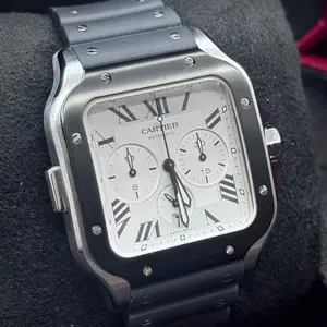 Pre-owned Cartier WSSA0017 Stainless Steel 43.3mm Pre-owned Luxury Watch