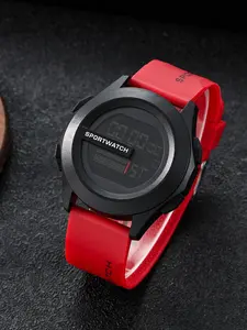 New Fashion Watch Men High Aesthetic Tech Style Trendy Cool Outdoor Night Glow Sports Electronic Wristwatch Quartz Watches Casual Trendy Wristwatch Quartz Digital Watch Modern Fashionable Wristwatch