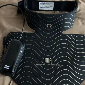 Product Review of INIA GLOW Neck & Chest Red Light Mask – 850nm NIR LED Mask for Wrinkle & Spot Reduction, Lift & Firm in 4 Weeks, Rechargeable 2600mAh Controller, Clinic-Grade Full Coverage, Best Valentine's Day Gift for Her from E**🦋