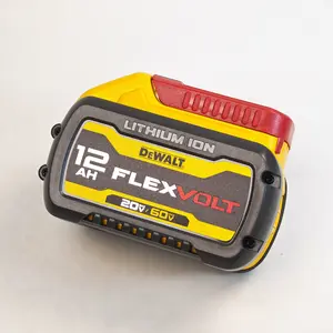 DEWALT DCB612 FlexVolt 12Ah 240Wh Lithium Battery Ultra Long Runtime Fully Compatible All Dewalt 20V & 60V Power Tools Dual Voltage Replacement Battery with Fuel Gauge