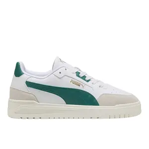 PUMA Mens Shuffle Downtown Lace Up Sneakers Shoes Casual - White