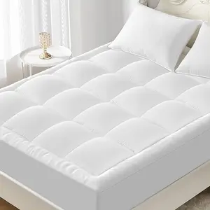Epic Stocks Extra Thick Full Mattress Topper | Cooling & Breathable Soft Pad, Down Alternative Comfort with 8-21" Deep Pocket