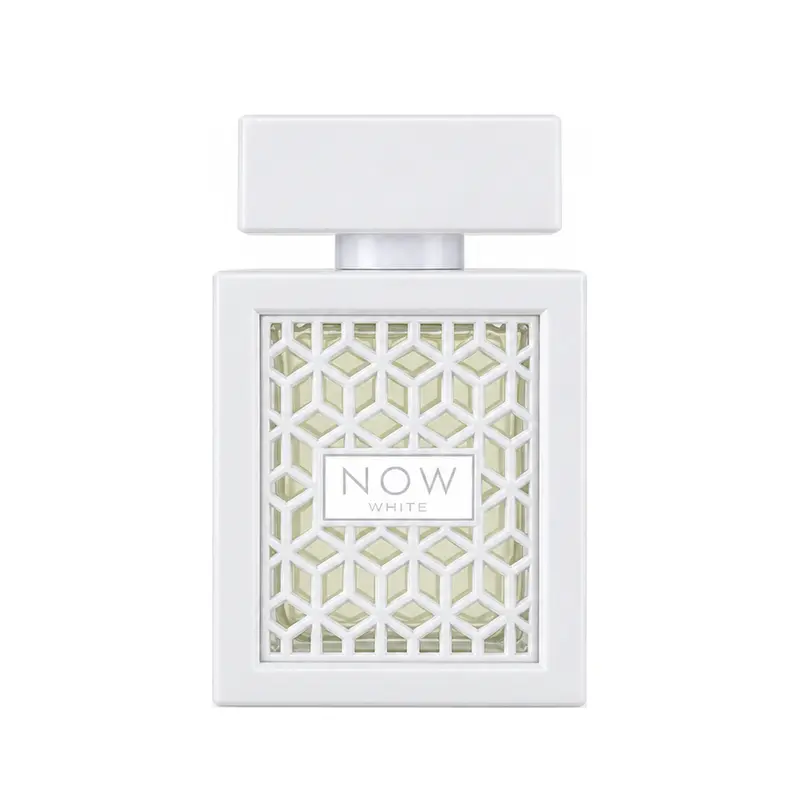 Lattafa Rave Now White Eau de Parfum (EDP) Spray - 100ml (3.4 oz) Modern Prestige Unisex Aromatic Perfumes, Fresh & Sensual Citrus Scent with Grapefruit, Patchouli, Amber Musk Warmth, Sensory-Boosting Body Fragrance