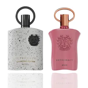 Afnan Women's 90ml Elegant Fragrance 2-Piece Luxury Duo Bundle - Supremacy Gala, Supremacy Collector's Edition, Floral Scent with Musk Base, Long-Lasting, Versatile Day-Evening Wear Gift