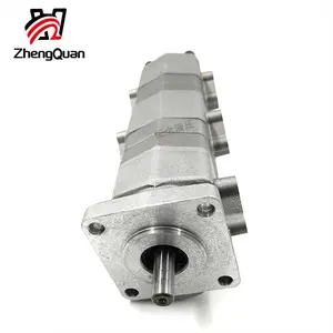 zhengquan HGP-222A-F6/6/6R HGP-222A-F8/8/8R Three-stage gear pump high-pressure hydraulic oil pump manufacturer – in stock