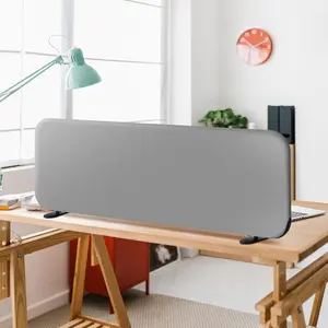 Desk Dividers, Portable Table Partition Screen Panel for Office, Workspace, Classroom, Student, Freestanding, Scratch Resiatance, 48"x18", Steel