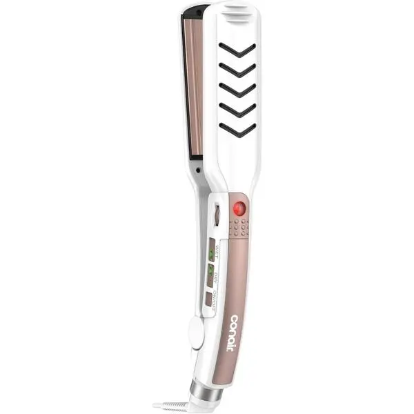 Conair Double Ceramic Flat Iron, 1 1/2-inch Wet-to-Dry Hair Straightener
