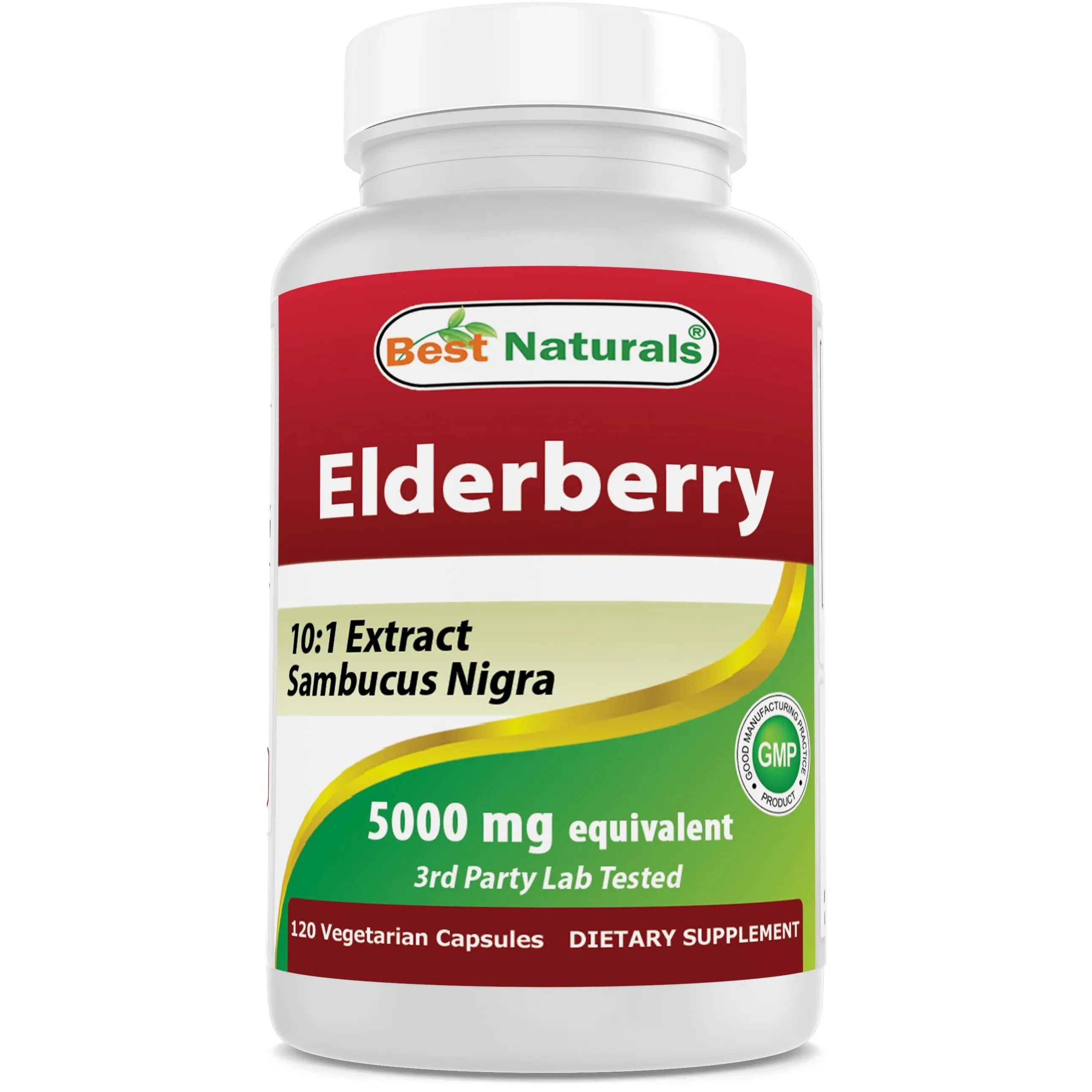 Best Naturals Elderberry 5000 mg 120 Vegetarian Capsules Best Naturals Elderberry 5000 mg 120 Vegetarian Capsules