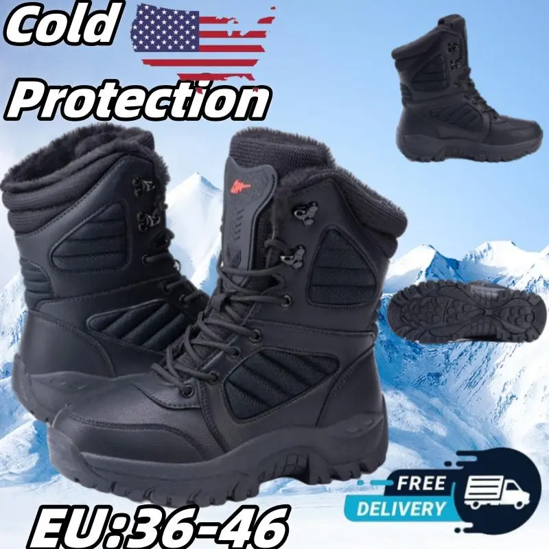 2025 New Women's Waterproof Snow Boots - Athletic, Insulated, Fashion Casual Winter Footwear with Rubber Sole for Outdoor Skiing; Men's Version Available