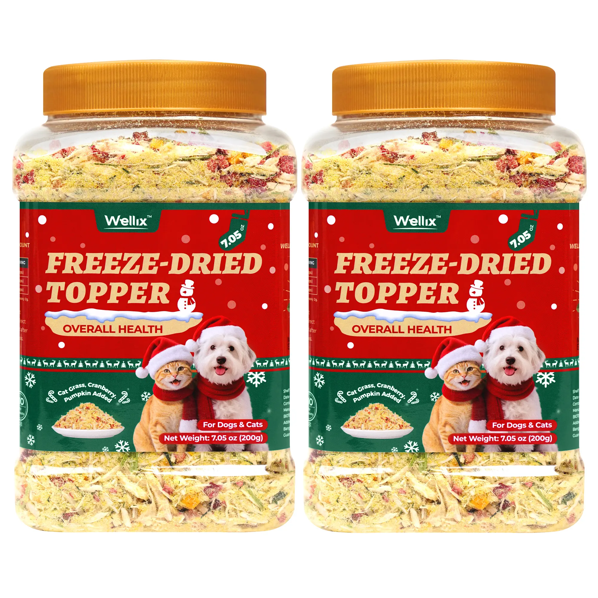 2 Christmas - Cat Grass+Cranberry+Pumpkin