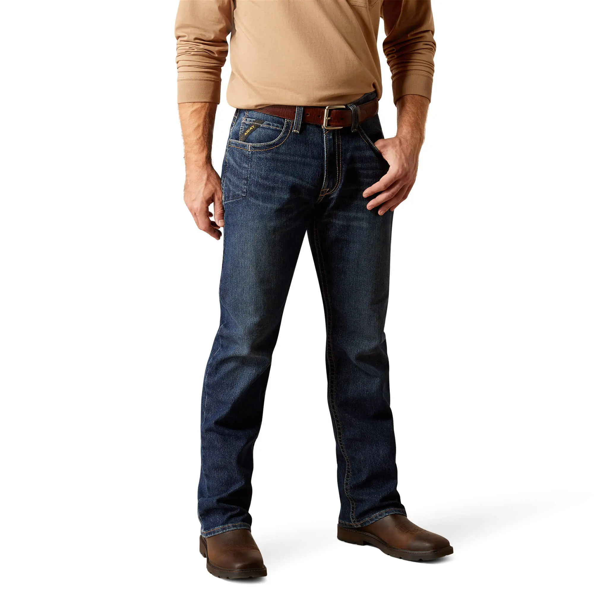 Men's Rebar M4 Relaxed Rail DuraStretch Boot Cut Jeans
