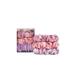 slip Large Skinny Scrunchies Set Of 3 in Belleflower