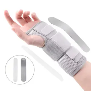 2-piece Carpal Tunnel Wrist Guard (one Left and One Right), Adjustable Compression, Night Support with Splint, Unisex Size, Suitable for People with Usual Wrist Discomfort, Tenosynovitis and Long-term Office Work Healthcare Tool