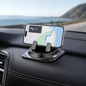 Dashboard Phone Holder for Cars - Carphoneholder with Wide Compatibility, Convenient Operation, Rotating Dashboard Clip, Cell Phone Car Holder