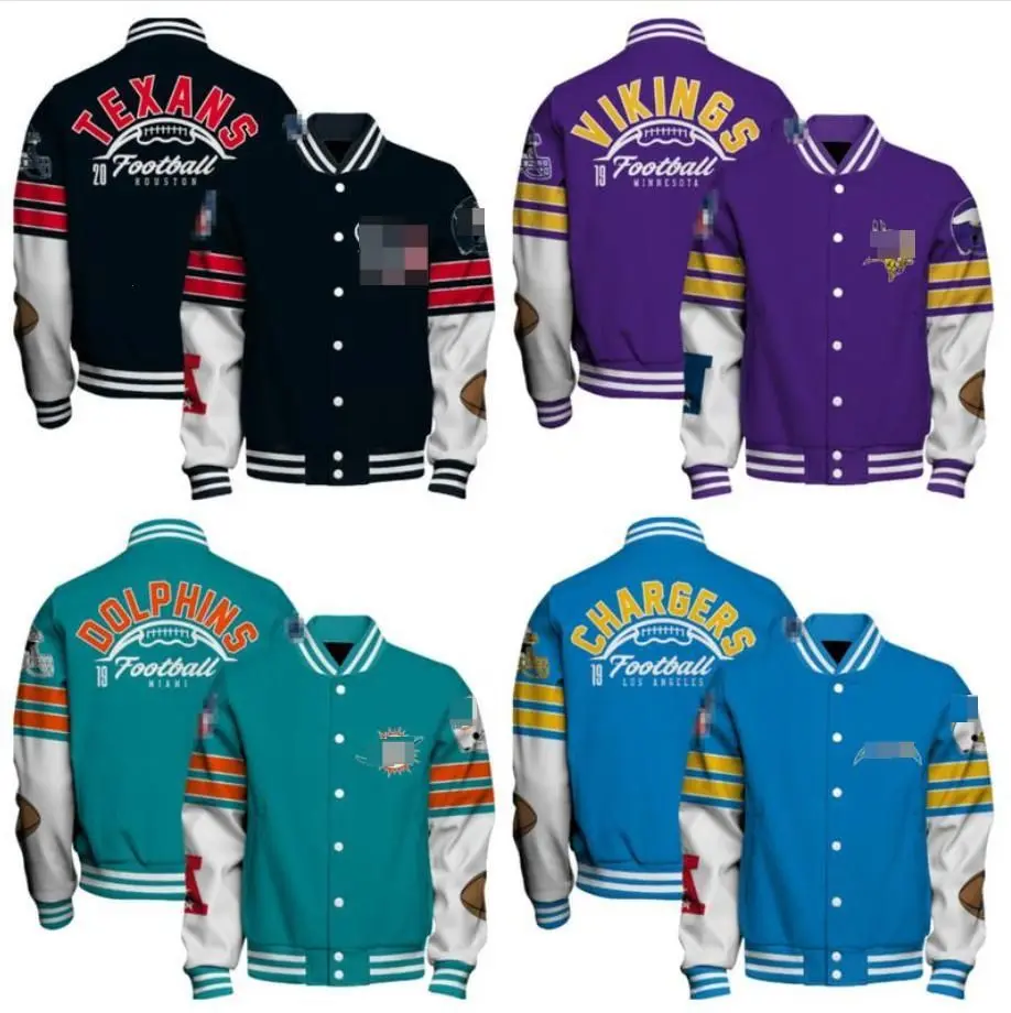 Vintage All Team Football Varsity Jacket – Unisex City Bomber for Gameday & Streetwear Fans | Classic Football Merch Gift