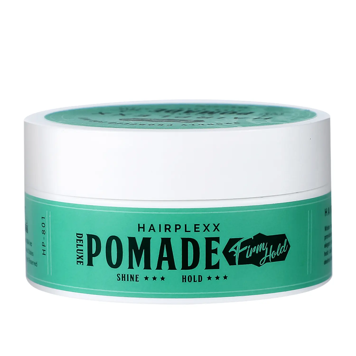 Hairplexx Deluxe Pomade Edge Control Gel for Men & Women - Shine Smooth Moderate Hold Paraben Free 2.7 oz Hair Styling Product