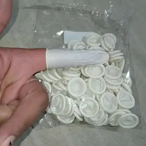 High Quality, Good Materials: Disposable Rubber Anti-Slip Finger Cots, Fingertip Protectors, Fingertip Gloves in Packs of 50/100/300. Size: Width: 2 Cm (0.78 Inches) X Length: 7 Cm (2.75 Inches). Finger Protectors That Are Wear-Resistant